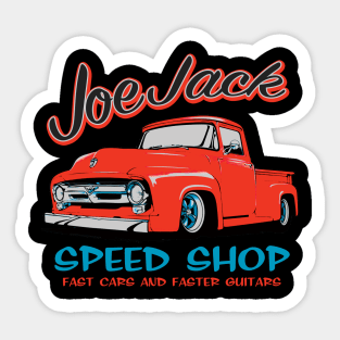 Joe Jack Band Speed Shop Sticker